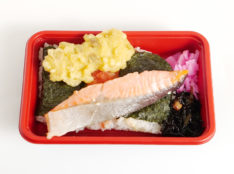 のりシャケ明太弁当