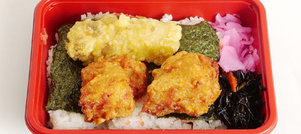 のり唐揚げ明太弁当