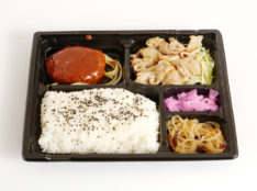 ハンバーグ生姜焼き弁当